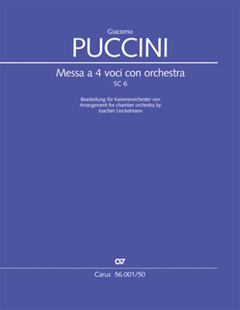Messa A 4 Voci Con Orchestra