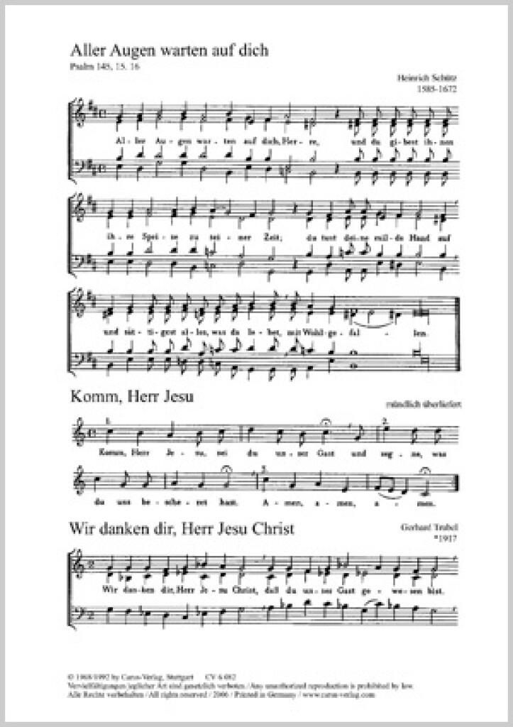 Komm, Herr Jesu- Aller Augen