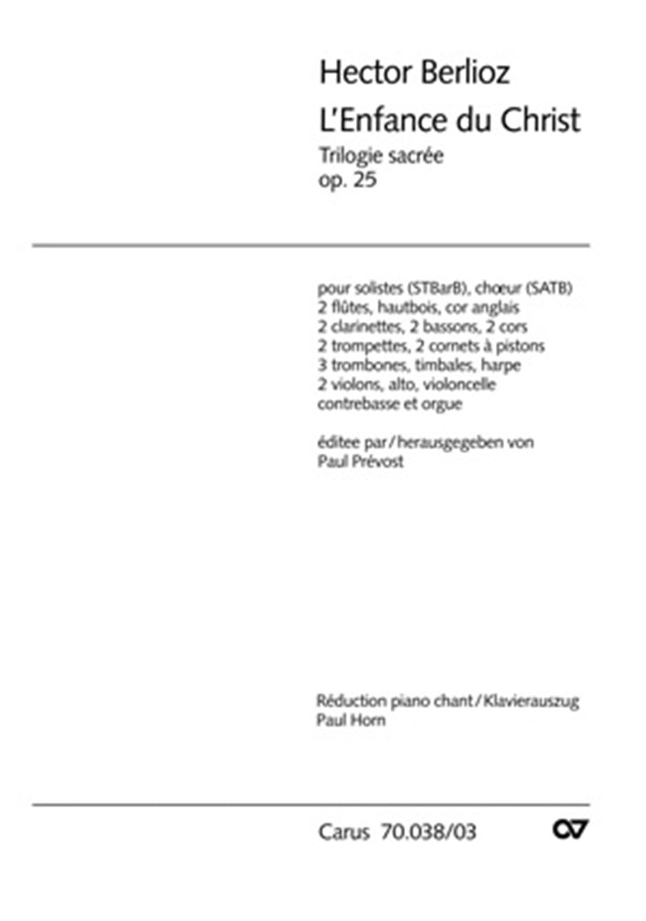 L'Enfance du Christ [Die Kindheit Christi] op. 25