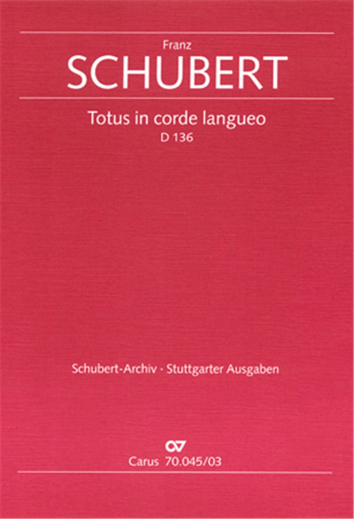 Totus in corde langueo