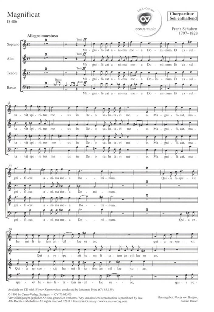 Magnificat in C