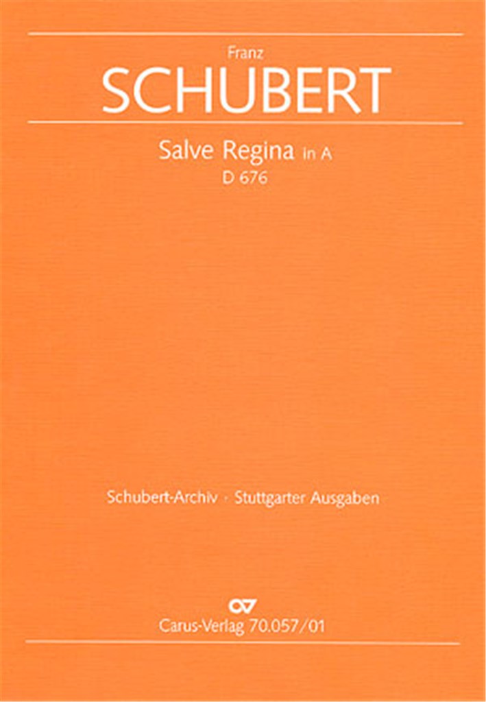 Salve Regina in A