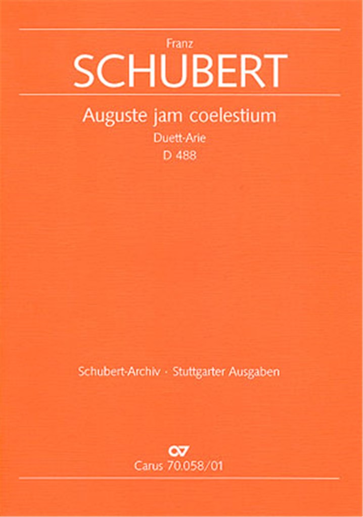 Auguste jam coelestium