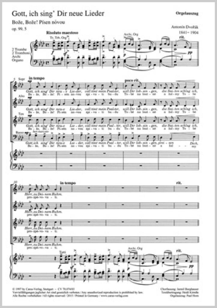 Gott, ich sing Dir neue Lieder