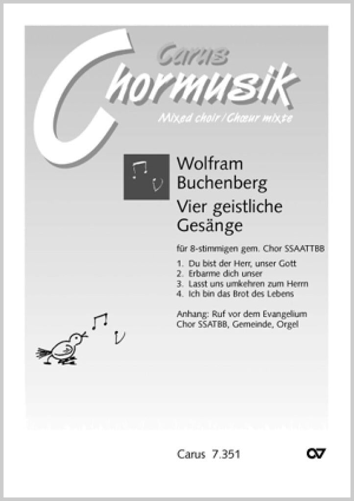Buchenberg: Vier geistliche Gesänge