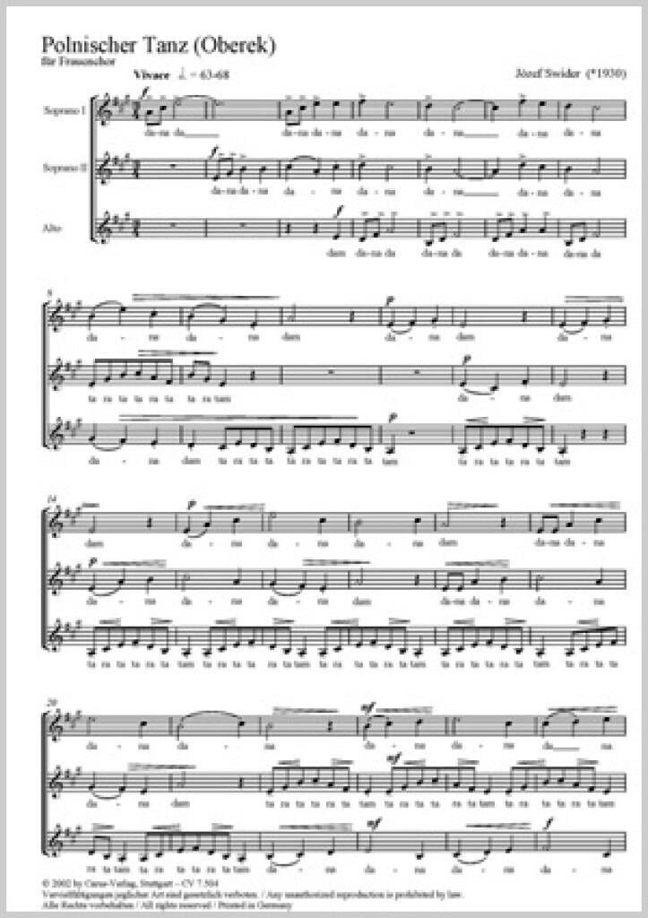 Polnischer Tanz [Oberek]