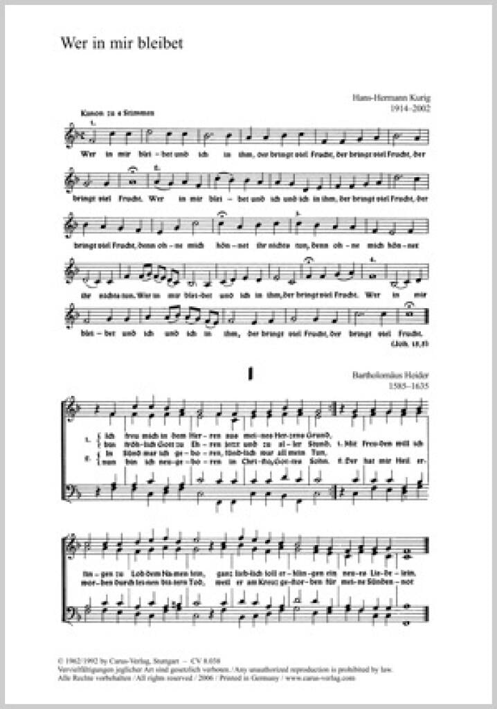 Sieben Choralsätze von Kurig, Helder, Schütz