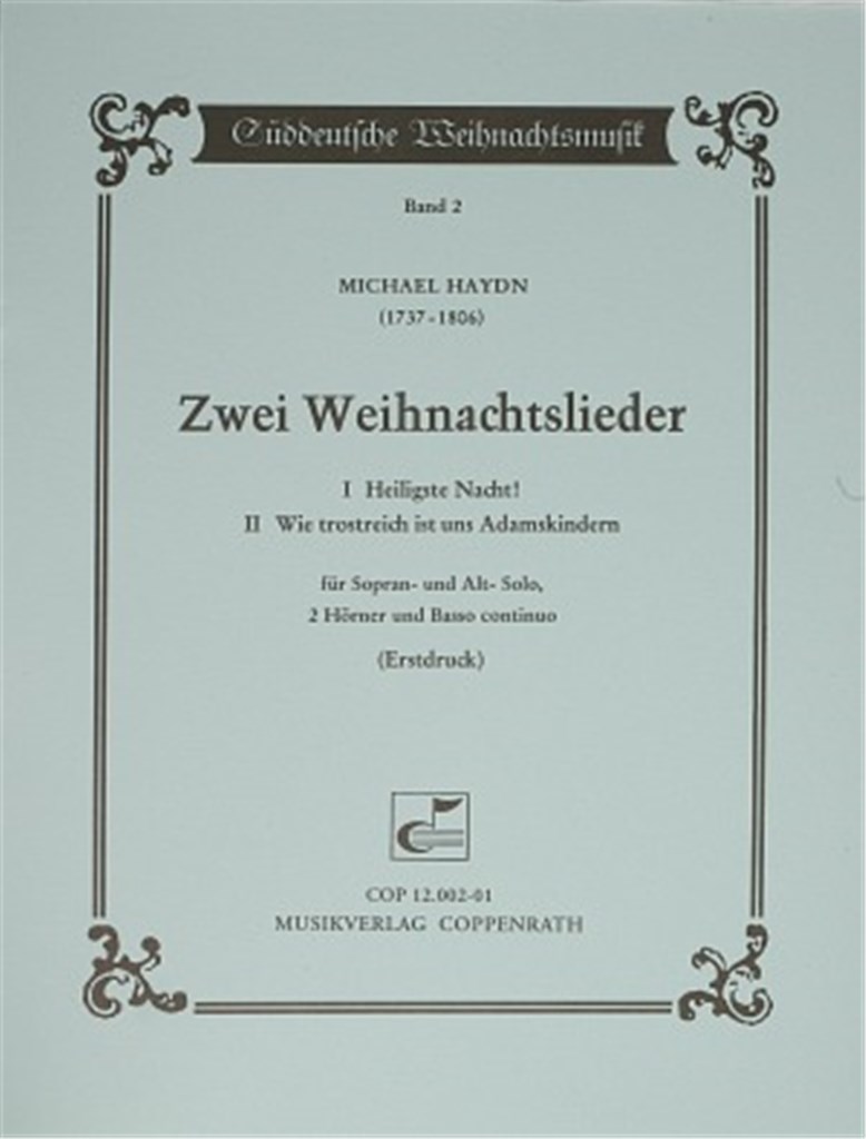 Johann Michael Haydn: Zwei Weihnachtslieder