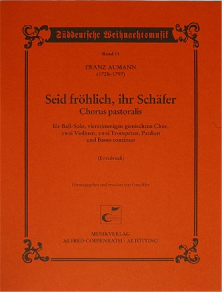 Seid frohlich, ihr Schafer