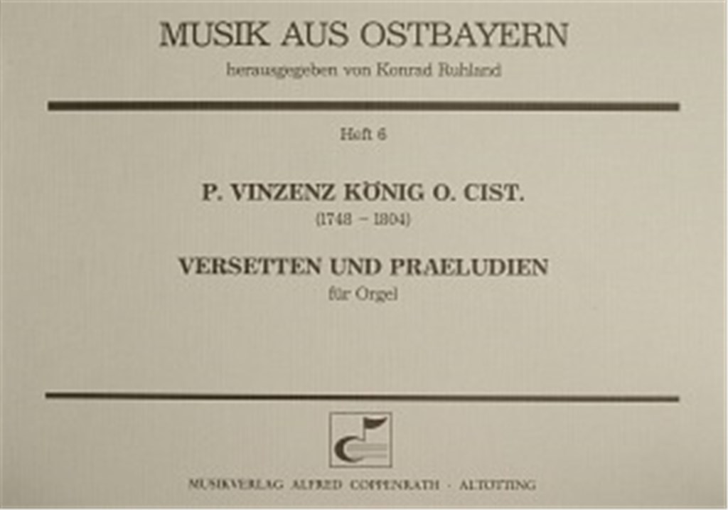 Versetten und Praeludien durch alle 8 Kirchentöne