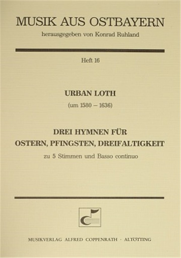 Drei Hymnen für Ostern, Pfingsten, Dreifaltigkeit