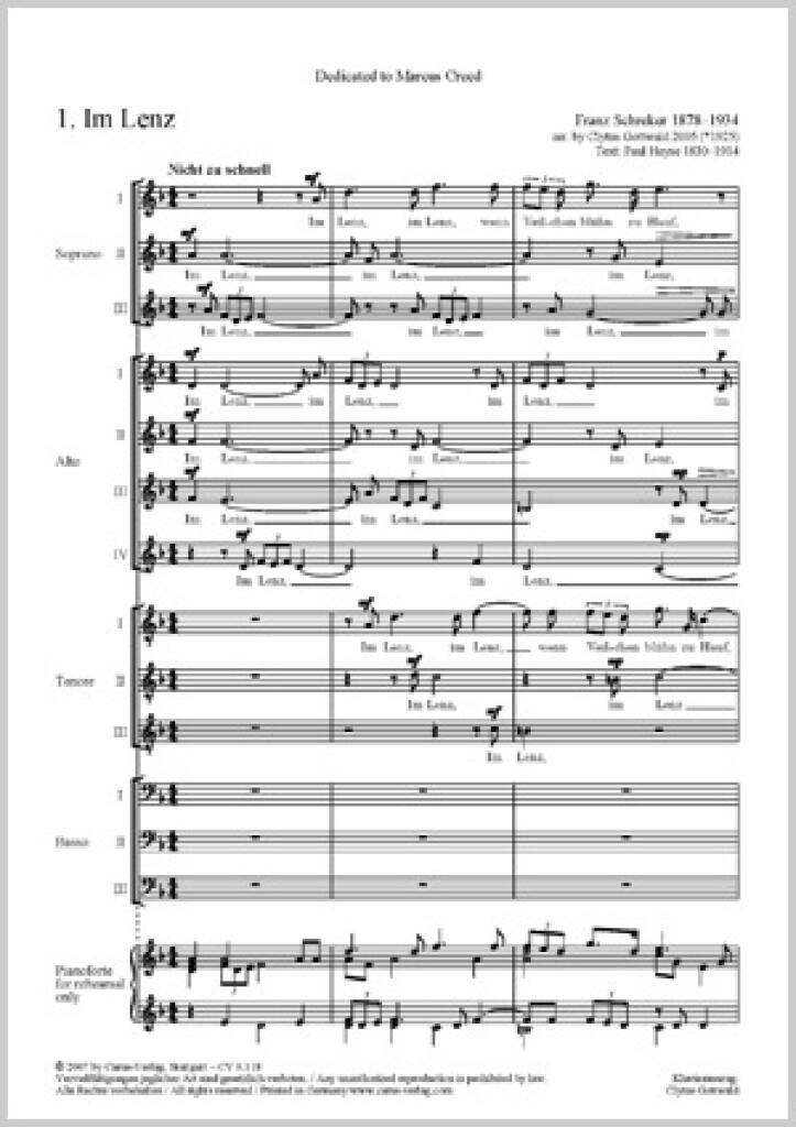 Schreker/Gottwald: Drei Lieder