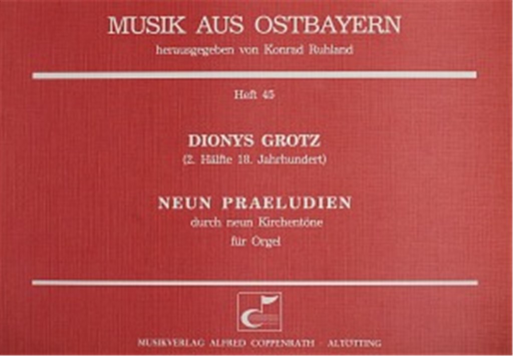 Grotz: Neun Praeludien