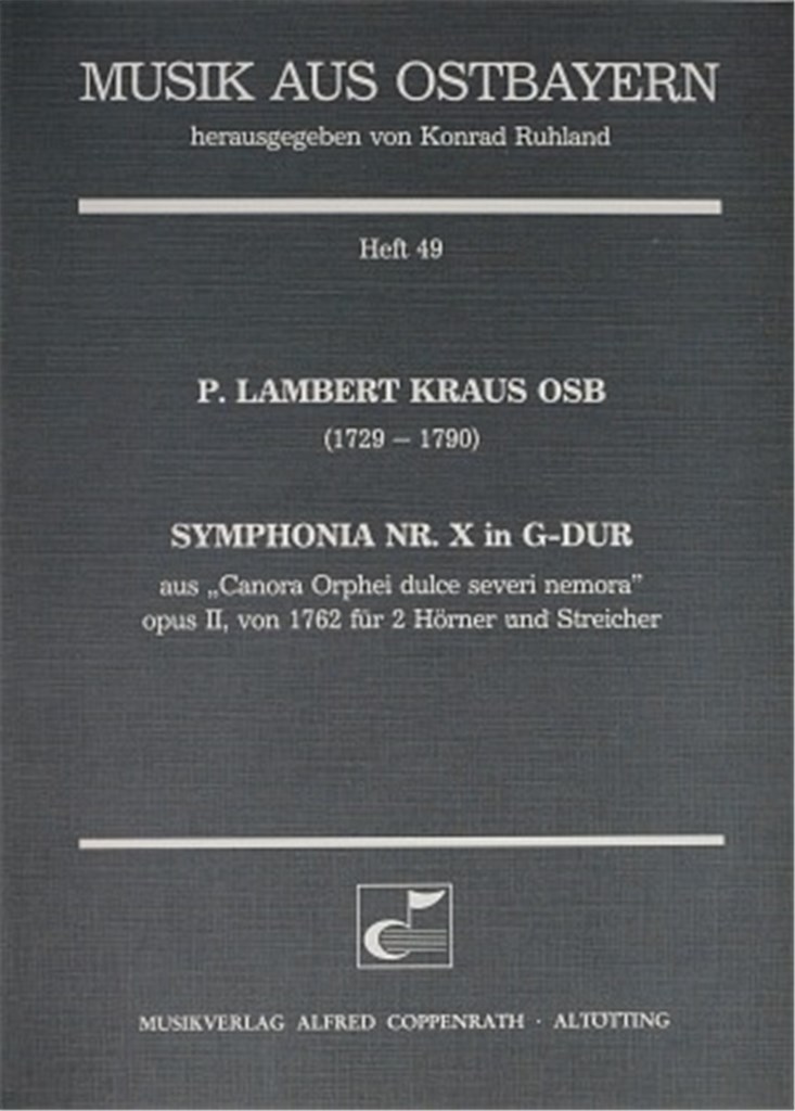 Symphonia Nr. X in G-Dur