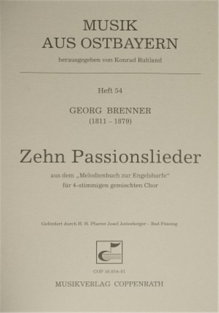 Brenner: Zehn Passionslieder