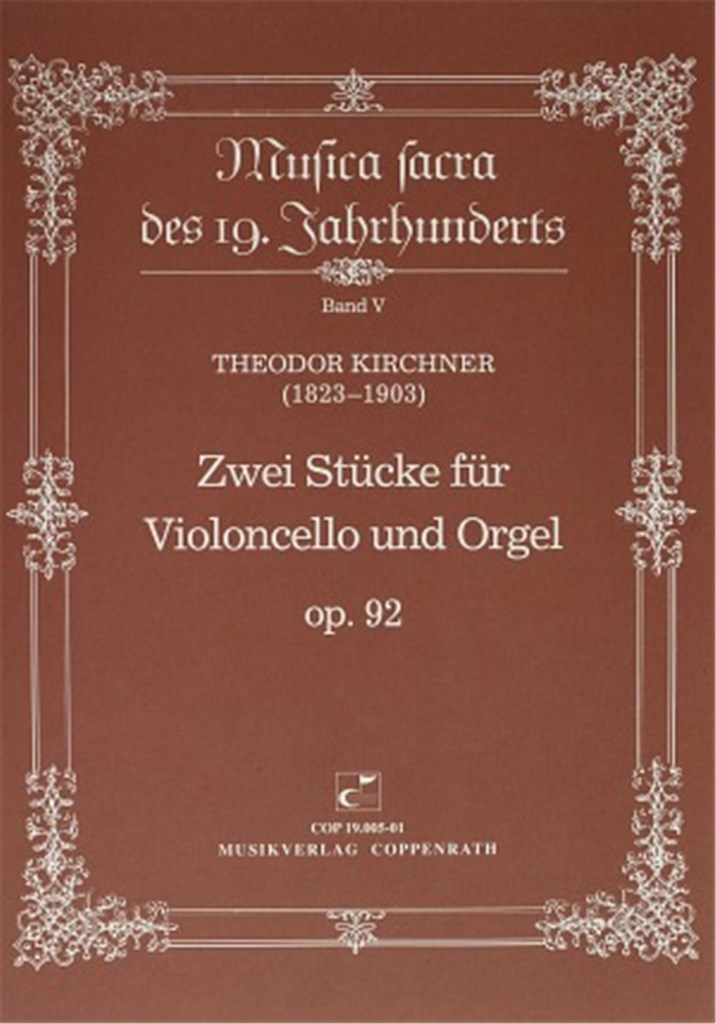 Zwei Stücke für Violoncello und Orgel op. 92