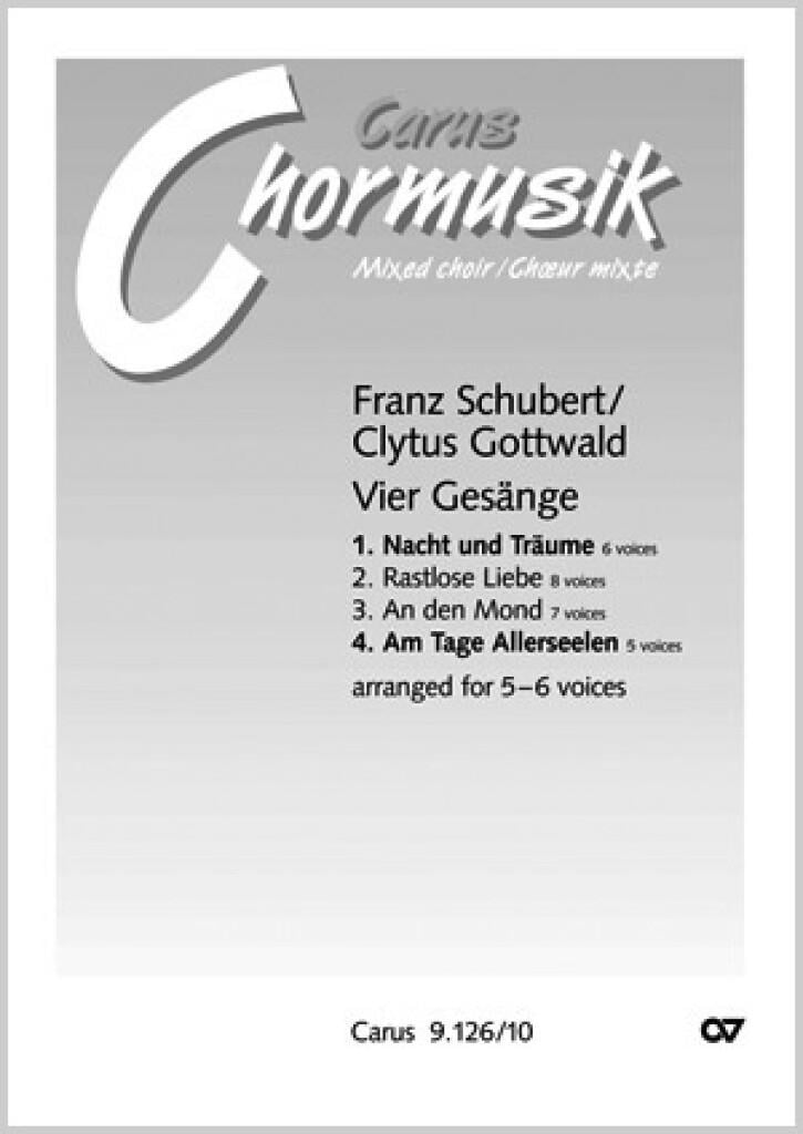 Nacht und Träume- Am Tage Allerseelen