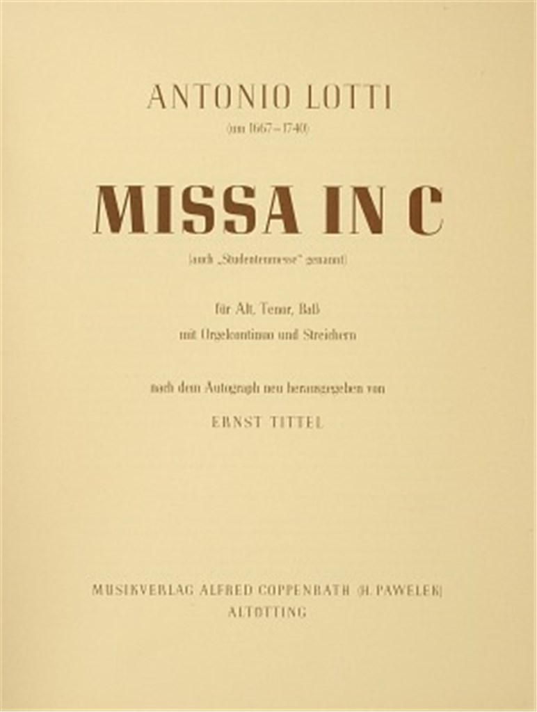 Missa in C
