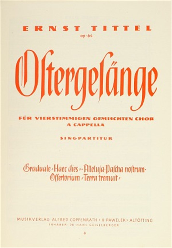 Tittel: Zwei Ostergesänge