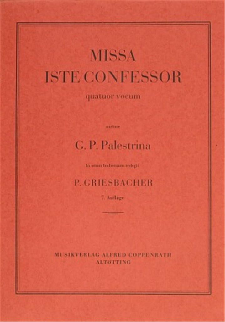 Missa Iste Confessor