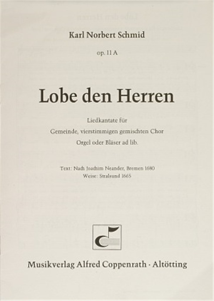 Lobe den Herren