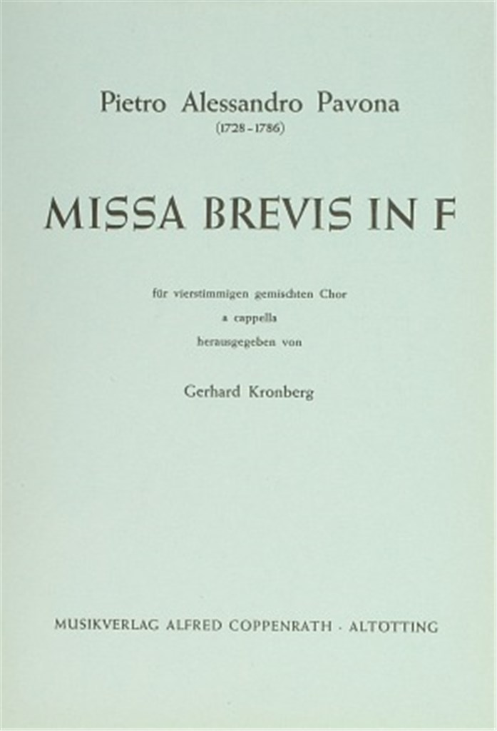 Missa brevis in F