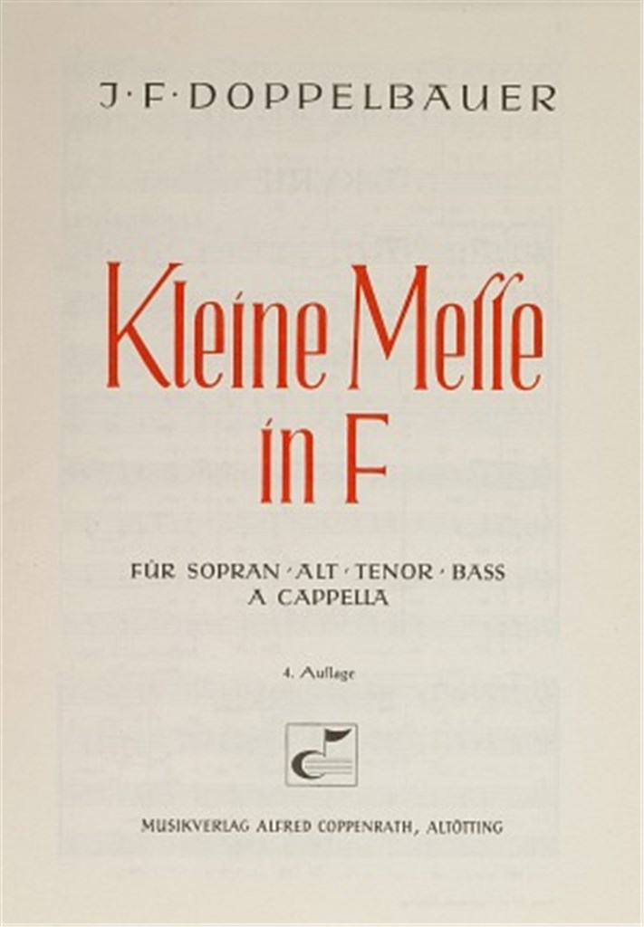 Kleine Messe in F