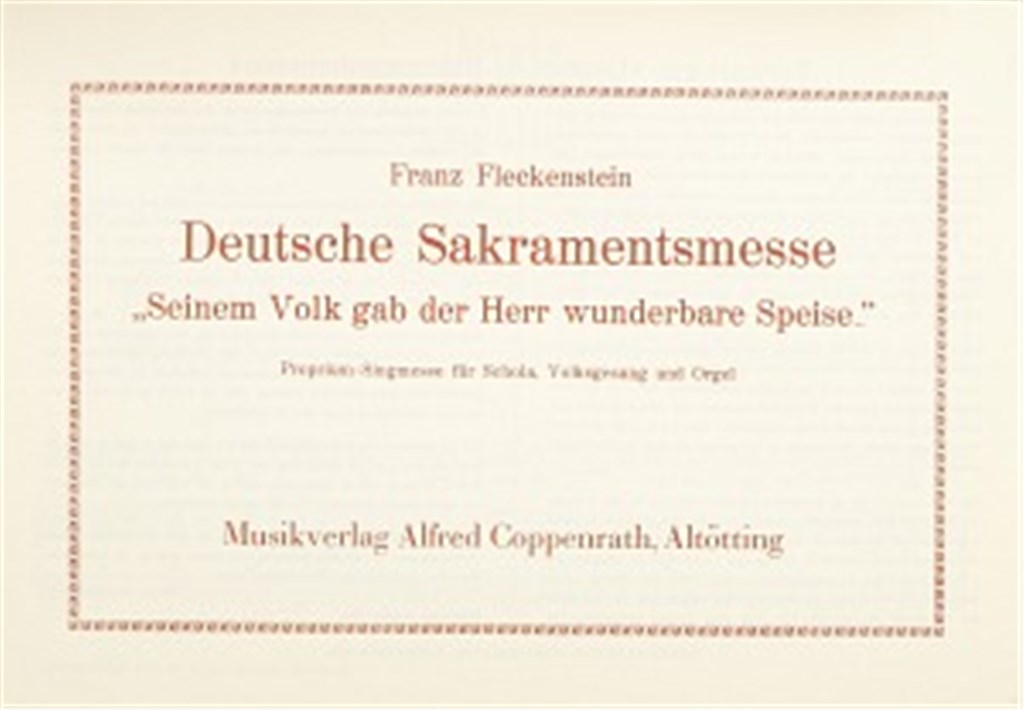 Deutsche Sakramentsmesse