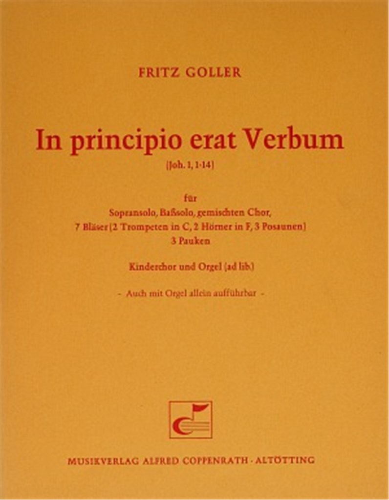 In principio erat Verbum