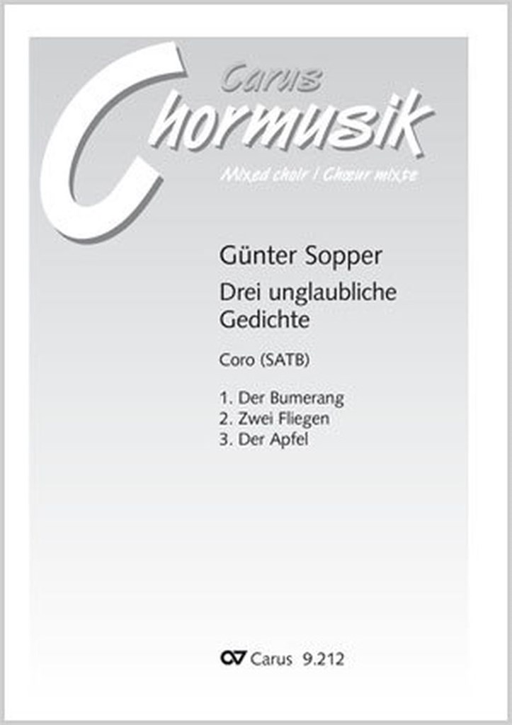 Drei Unglaubliche Gedichte