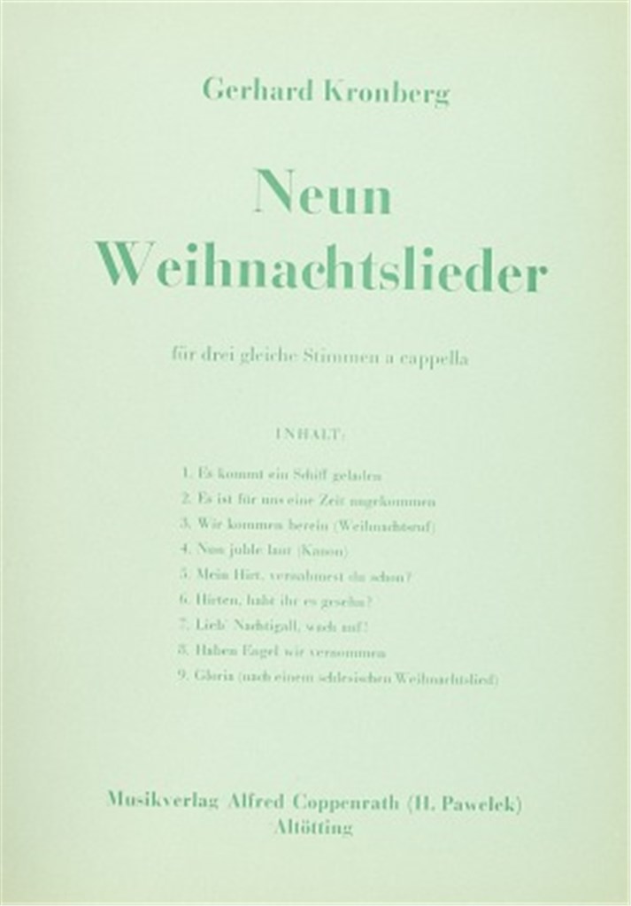 Kronberg: Neun Weihnachtslieder