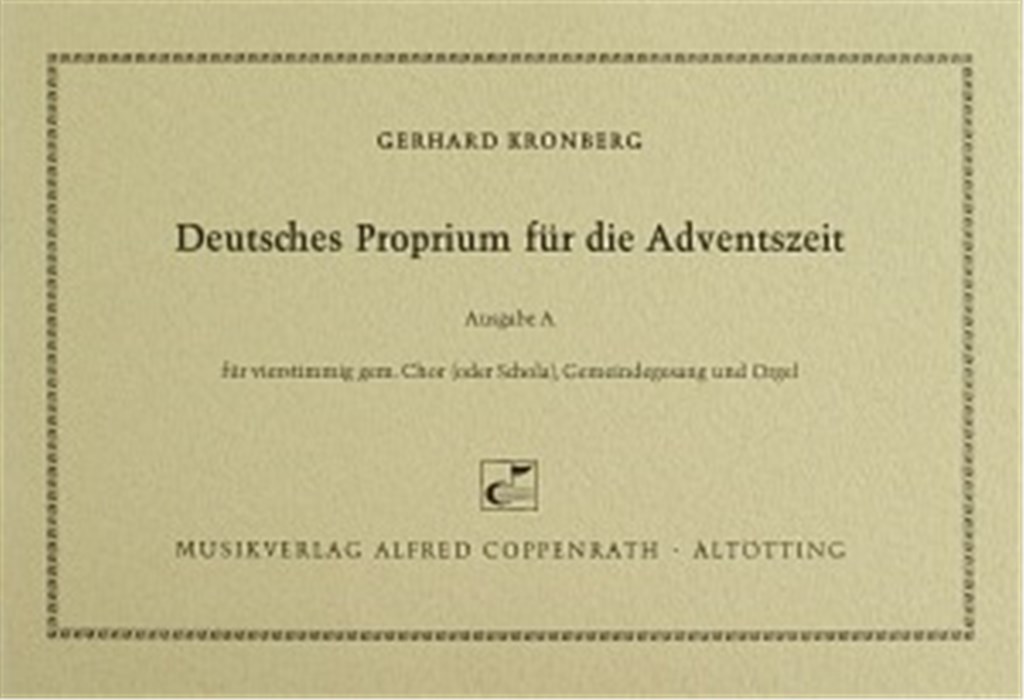 Deutsches Proprium für die Adventszeit