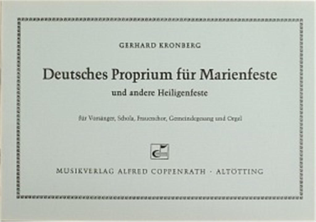 Proprium für Marienfeste und andere Heiligenfeste