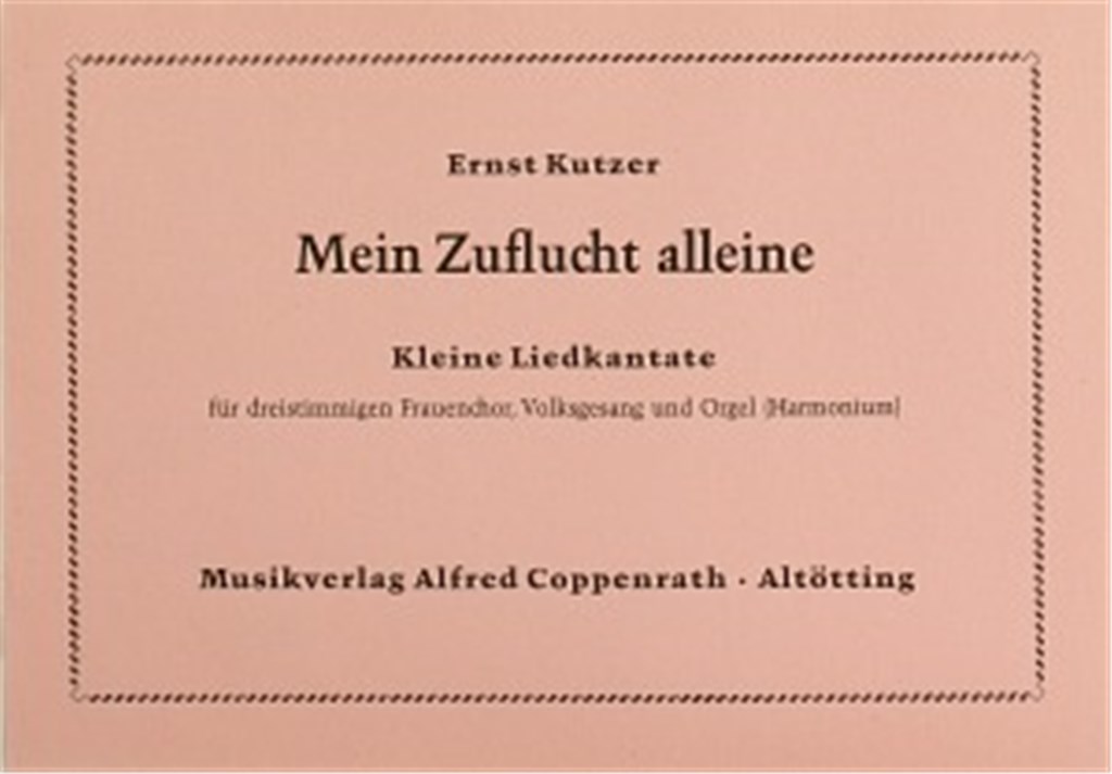 Mein Zuflucht alleine