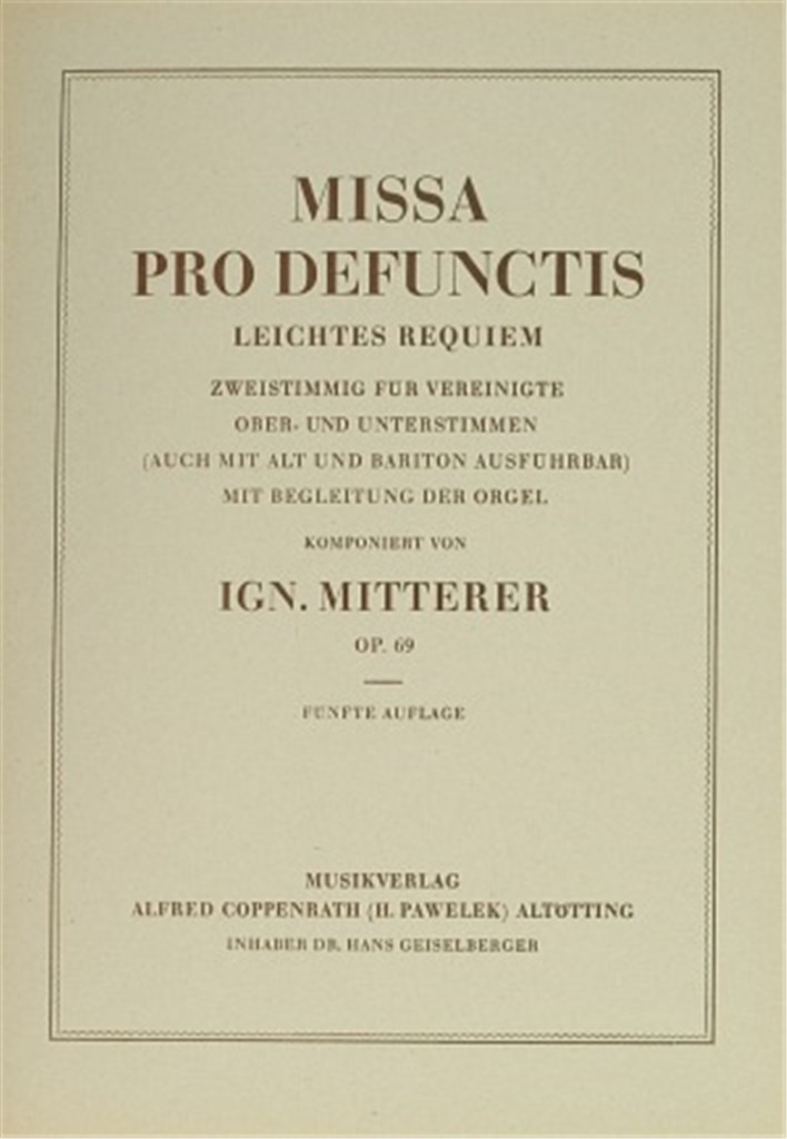 Missa pro defunctis