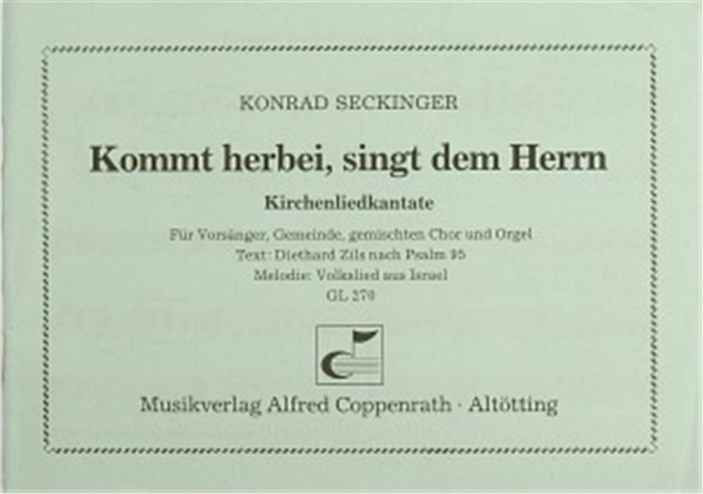 Kommt herbei, singt dem Herrn