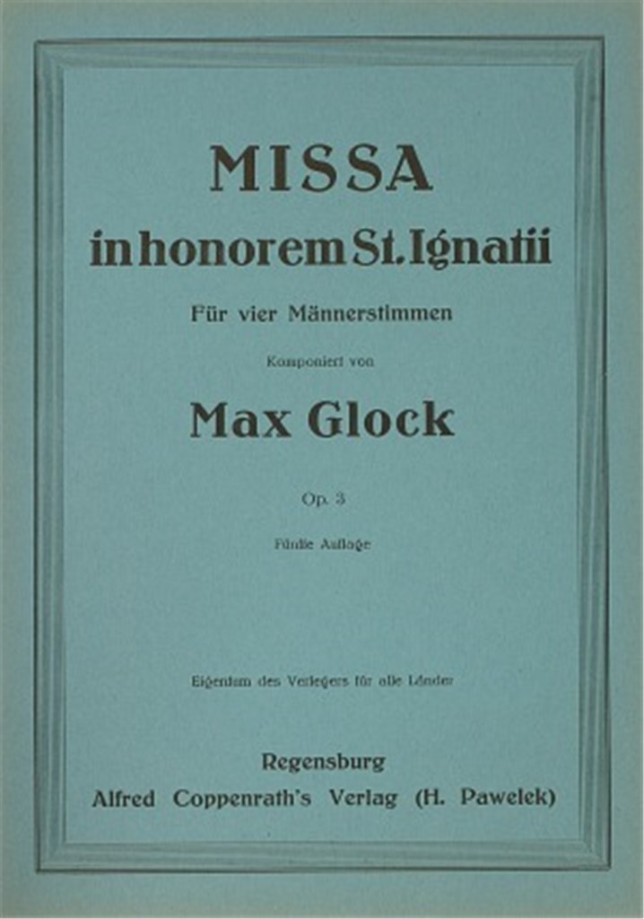 Missa in hon. St. Ignatii