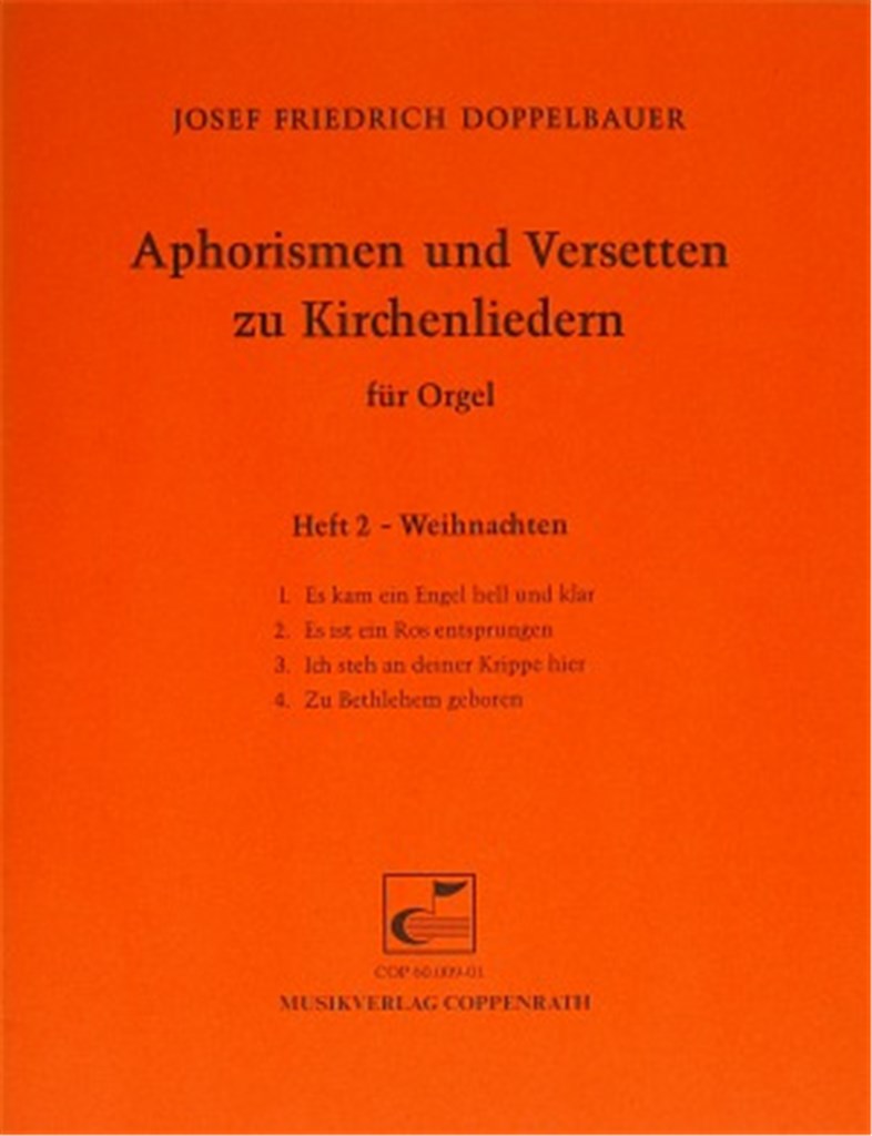 Aphorismen und Versetten zu Kirchenliedern Heft II
