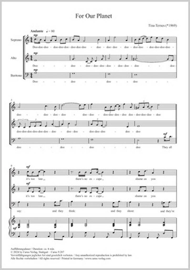 For Our planet - A minor
