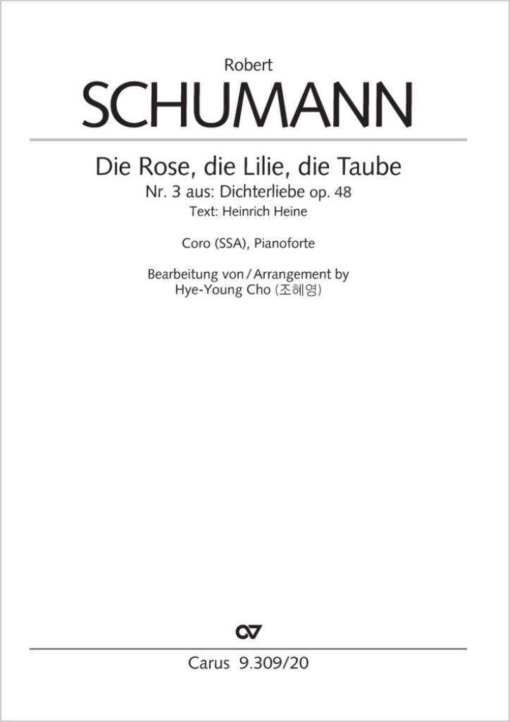 Die Rose, die Lilie, die Taube