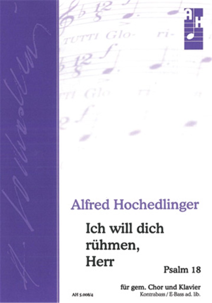 Ich will dich rühmen, Herr