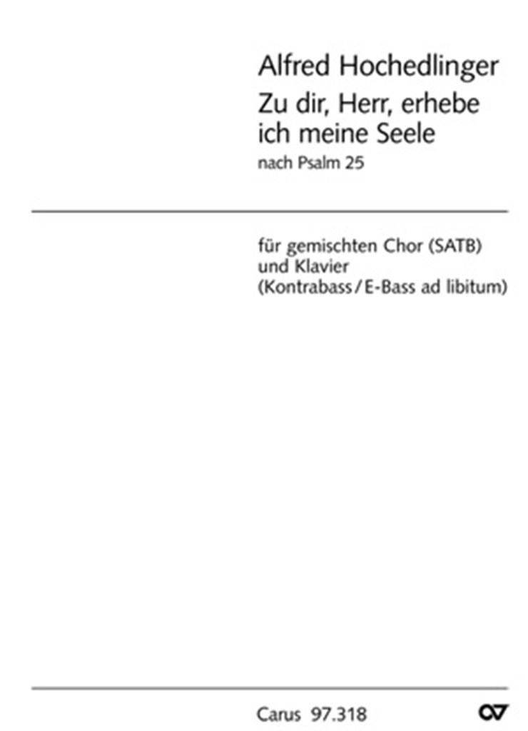 Zu dir, Herr, erhebe ich meine Seele