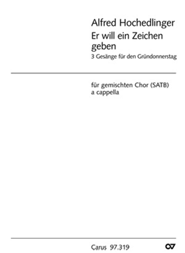 Er will ein Zeichen geben