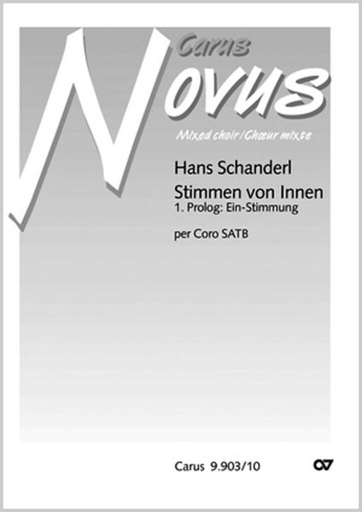 1. Prolog: Ein-Stimmung