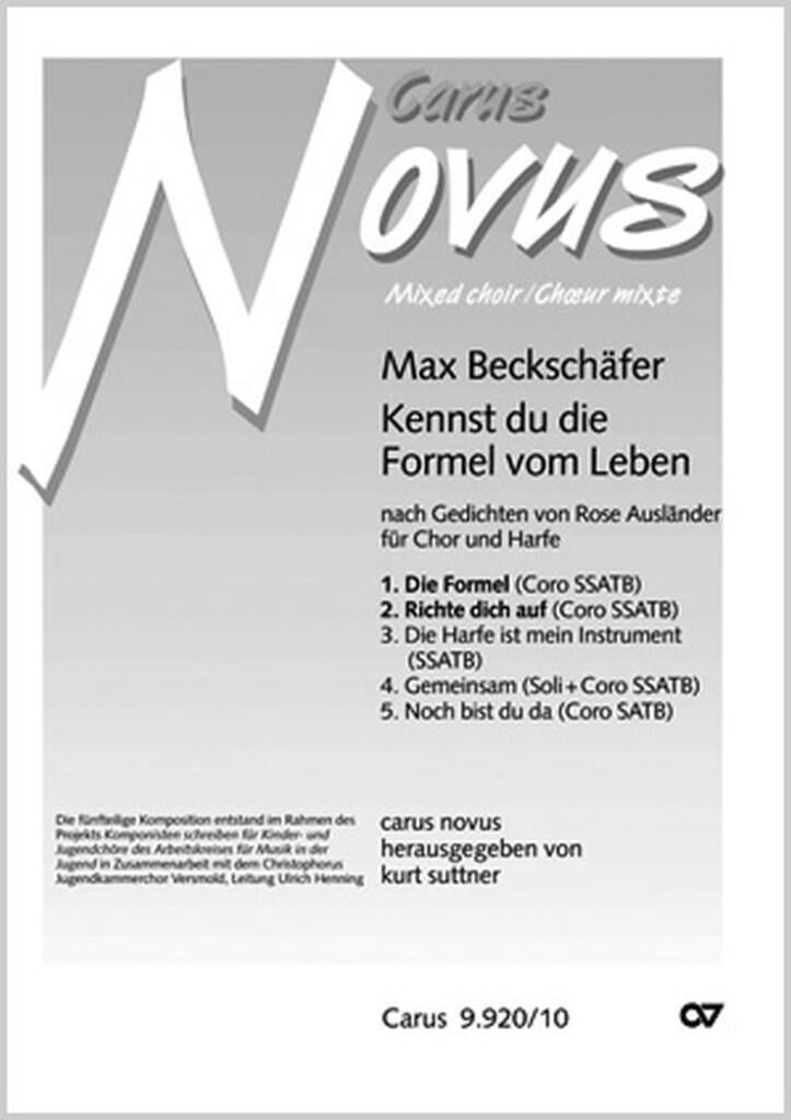 Beckschäfer: Kennst du die Formel- Teil I