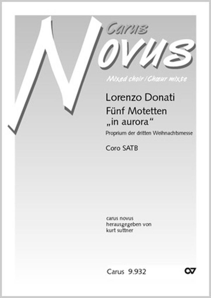 Fünf Motetten in aurora