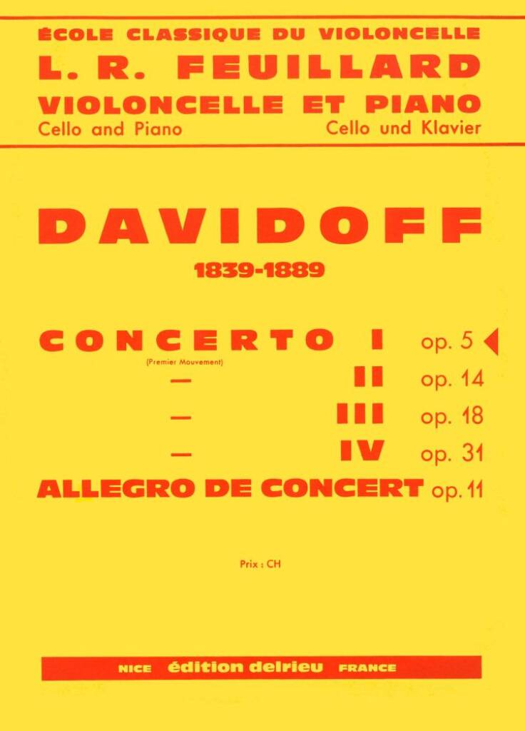 Concerto n°1 Op.5 en si min.
