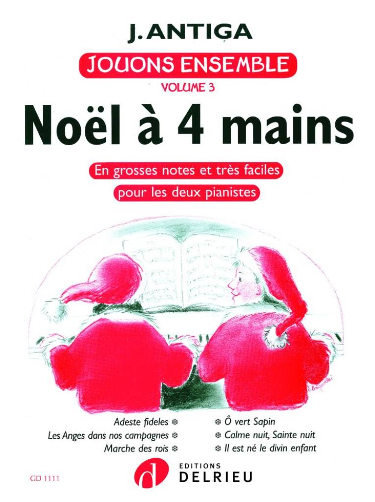 Jouons ensemble Vol.3 - Noël à 4 mains