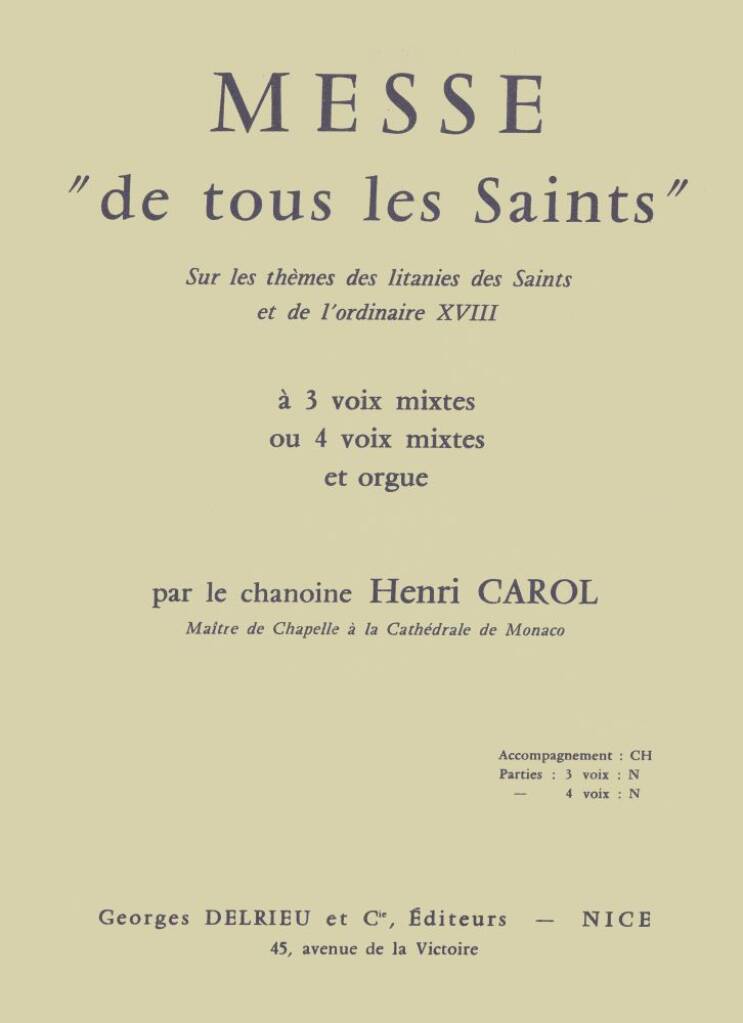 Messe de tous les Saints
