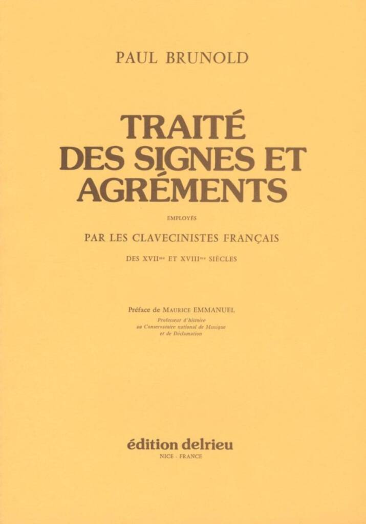 Traité des signes et agréments